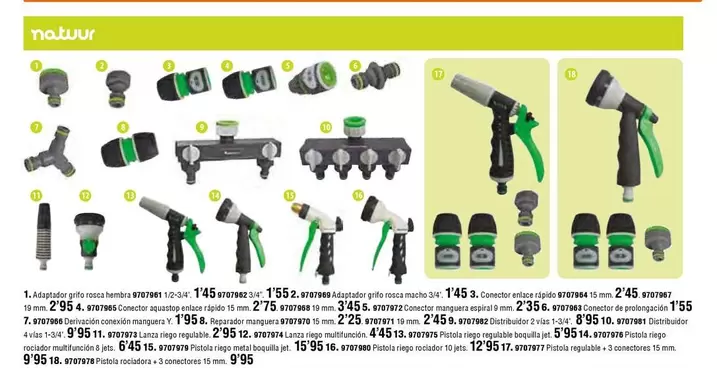 Oferta de Natuur - Adaptor Grifo Rosca Hembra por 1,45€ en Cofac
