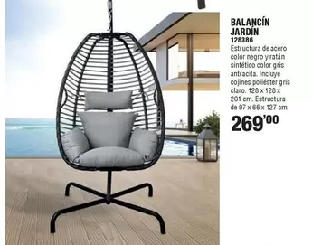 Oferta de Balancín Jardín por 269€ en ferrOkey