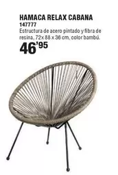 Oferta de Hamaca Relax Cabana  por 46,95€ en ferrOkey