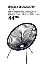 Oferta de Relax - Hamaca  Cuerda por 44,95€ en ferrOkey