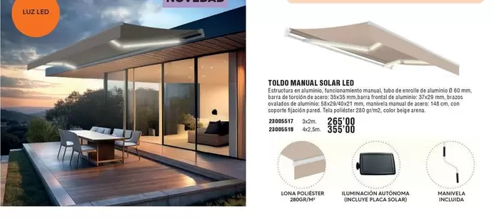 Oferta de Solar - Told Manha Sjolard Led por 295€ en ferrOkey
