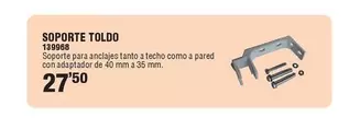 Oferta de Soporte Toldo por 27,5€ en ferrOkey