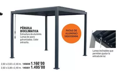 Oferta de Pérgola Bioclimatica por 1160€ en ferrOkey