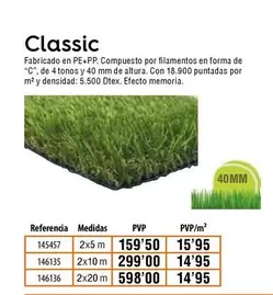 Oferta de Fabricado En Pe+ep por 159,5€ en ferrOkey
