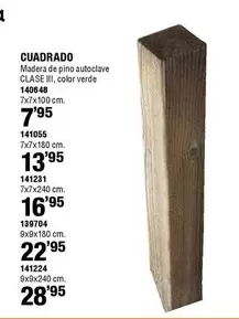 Oferta de Cuadrado por 13,95€ en ferrOkey