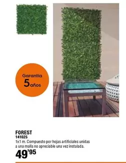 Oferta de Forest - Forest por 49,95€ en ferrOkey