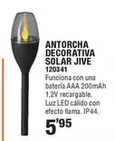 Oferta de Solar - Antorcha Decorativa por 5,95€ en ferrOkey