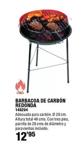 Oferta de Total - Barbacoa De Carbón Redonda por 12,95€ en ferrOkey
