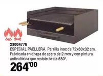 Oferta de Especial Paellera por 264€ en ferrOkey