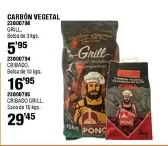 Oferta de Carbón Vegetal por 16,95€ en ferrOkey