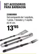 Oferta de Set Accesorios Para Barbacoa por 13,95€ en ferrOkey