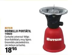 Oferta de Butsir - Hornillo Portatil por 18,95€ en ferrOkey