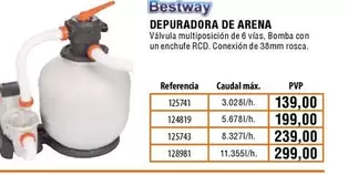 Oferta de Bestway - Depuradora De Arena por 139€ en ferrOkey