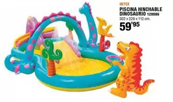 Oferta de Intex - Piscina Hinchable Dinosaurio por 59,95€ en ferrOkey