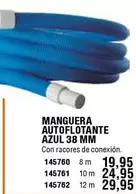 Oferta de Manguera Autoflotante Azul 38 Mm por 19,95€ en ferrOkey