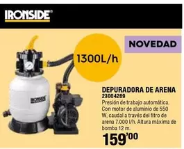 Oferta de Ironside - Depuradora De Arena por 159€ en ferrOkey