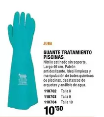 Oferta de Juba - Guante Tratamiento Piscinas por 10,5€ en ferrOkey