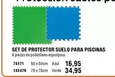 Oferta de Set De Protector Suelo Para Piscinas por 16,95€ en ferrOkey