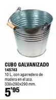 Oferta de Cubo Galvanizado por 5,95€ en ferrOkey