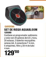 Oferta de Gardena - Set De Riego Aquabloom 129360 por 129€ en ferrOkey