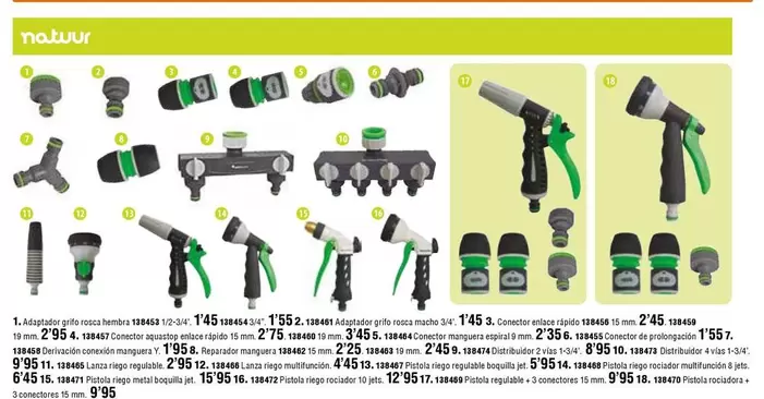 Oferta de Natuur - Adaptor Grifo Rosca Hembra por 1,45€ en ferrOkey