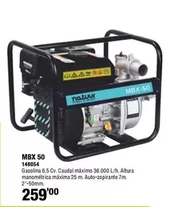Oferta de Natuur - Mbx 50 por 259€ en ferrOkey