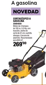 Oferta de HP - Cortacesped A Gasolina por 269€ en ferrOkey