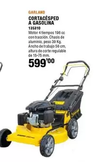 Oferta de Garland - Cortaceped A Gasolina por 599€ en ferrOkey