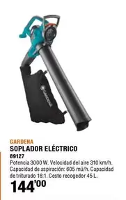Oferta de Gardena - Soplador Eléctrico por 144€ en ferrOkey