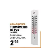 Oferta de Aqua Control - Termometro De Pvc por 2,95€ en ferrOkey