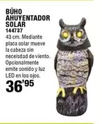 Oferta de Solar - Búho Ahuyentado por 36,95€ en ferrOkey