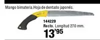 Oferta de Mango - Mango Bi Materia Hoja De Dentado Japonés por 13,95€ en ferrOkey