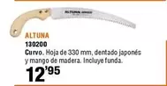 Oferta de Altuna - Curvo. Hoja De 330 Mm por 12,95€ en ferrOkey