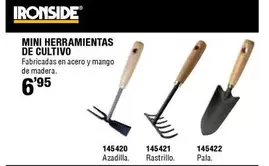 Oferta de Ironside - Mini Herramientas De Cultivo por 6,95€ en ferrOkey