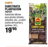 Oferta de Compo - Substrato Plantacion por 19,95€ en ferrOkey