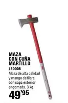 Oferta de Maza Con Cuna Martillo por 49,95€ en ferrOkey