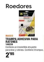 Oferta de Massó - Trampa Adhesiva Para Ratones por 2,95€ en ferrOkey