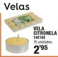 Oferta de Vela Citronela  por 2,95€ en ferrOkey