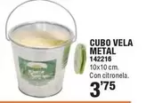 Oferta de Cubo Vela Metal por 3,75€ en ferrOkey