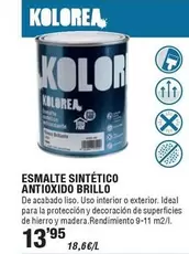 Oferta de Kolorea - Esmalte Sintetico Antioxido Brillo por 13,95€ en ferrOkey
