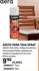 Oferta de Xylazel - Aceite Para Teca Spray por 9,95€ en ferrOkey