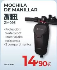 Oferta de Zwheel - Mochila De Manillar  por 14,9€ en Tien 21