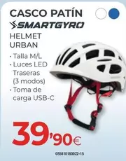 Oferta de Smartgyro - Casco Patin por 39,9€ en Tien 21