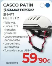 Oferta de SmartGyro - Casco Patin  por 59,9€ en Tien 21