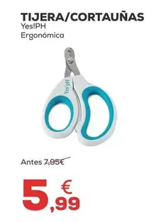 Oferta de Yes!Ph - Tijera/Cortauñas por 5,99€ en Kiwoko
