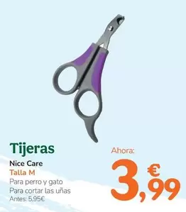 Oferta de Nice Care - Tijeras por 3,99€ en Tiendanimal
