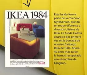 Oferta de Ikea - Esta Funda Forma Parte De La Coleccion Nytilverkad, Que Da Un Toque Diferente A Diversos Clasicos De en IKEA