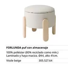 Oferta de Haya - Forlunda Puff Con Almacenaje en IKEA