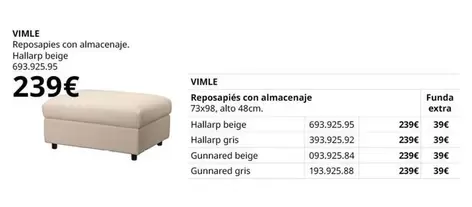 Oferta de Reposapiés Con Almacenaje por 239€ en IKEA