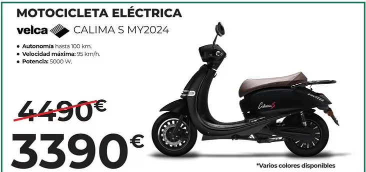 Oferta de Motocicleta Eléctrica  por 3390€ en Feu Vert